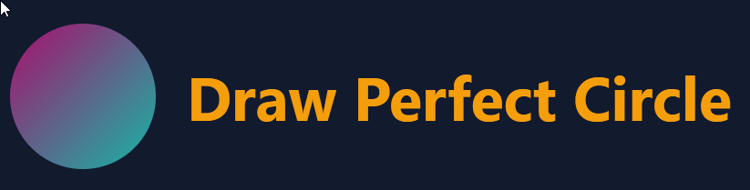Draw Perfect Circle logo